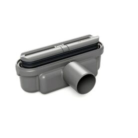 UTLOPPSHUS 50 LÅGBYGGT SIDA MED VATTENLÅS UNIDRAIN