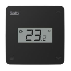 TOUCHLINE® BL TERMOSTAT, DIGITAL, SVART ROTH
