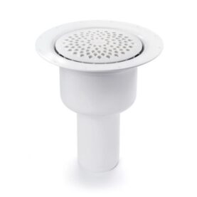 GOLVBRUNN BRAGE MED 75 BOTTENUTLOPP INKLUSIVE VATTENLÅS NOOD, AUTOMATISK KLÄMRING OCH PLASTSIL PURUS