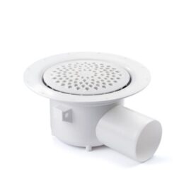 GOLVBRUNN ODEN MED 75 SIDOUTLOPP INKLUSIVE VATTENLÅS NOOD, AUTOMATISK KLÄMRING OCH PLASTSIL PURUS