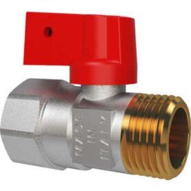 KULVENTIL 427 RÖD, RAK INVÄNDIG/UTVÄNDIG LK