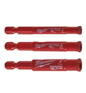 MILWAUKEE DIAMANTBORRSATS MAX HEX 3P