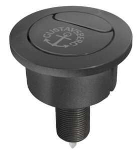 SPOLKNAPP ESTETIC MATT SVART GBG