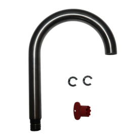 Tapwell ZCANA3304 Brushed Black Chrome