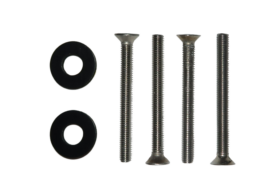 Tapwell Skruv boxplate 60mm Brushed Nickel