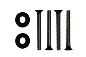 Tapwell Skruv boxplate 60mm Mattsvart