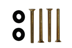 Tapwell Skruv boxplate 60mm Honey Gold