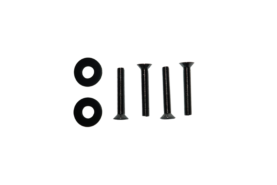 Tapwell Skruv boxplate Brushed Black Chrome