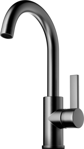 Tapwell ARM078 Brushed Black Chrome