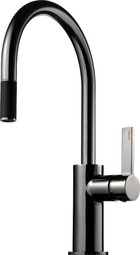 Tapwell ARM375 Black Chrome Low