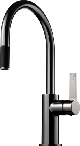 Tapwell ARM375 Black Chrome Low