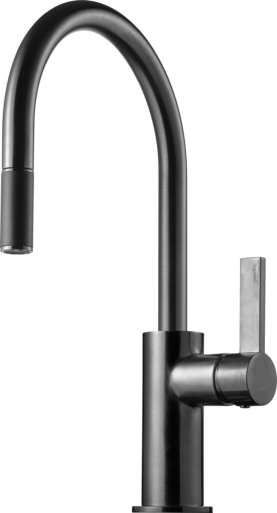 Tapwell ARM375 Brushed Black Chrome Low