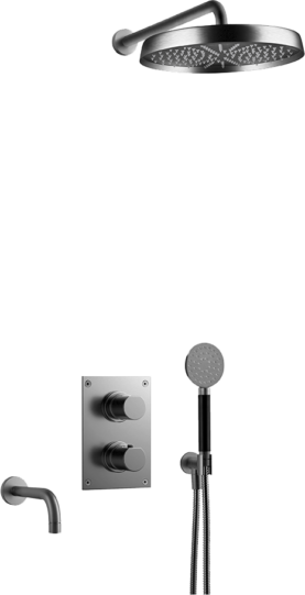 Tapwell ARM7368 ED2 Brushed Black Chrome