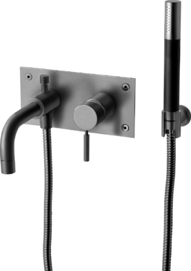 Tapwell BOX026 Brushed Black Chrome