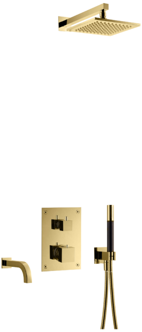 Tapwell BOX8368 SQUARE Ed2 Mässing