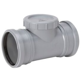 RENSRÖR 75 MM 2MUFF GRÅ HTP UPONOR