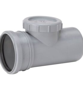 RENSRÖR 75 MM MUFF X SLÄTÄNDA GRÅ HTP UPONOR