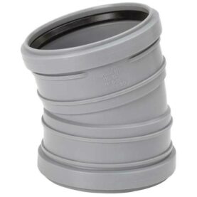 BÖJ 50 MM X 15° 2MUFF GRÅ HTP UPONOR