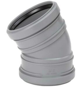 BÖJ 50 MM X 30° 2MUFF GRÅ HTP UPONOR