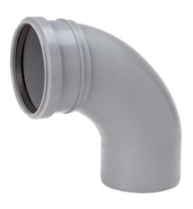 BÖJ 110 MM X 88,5 MUFF X SLÄTÄNDA, SVÄNGD GRÅ HTP UPONOR