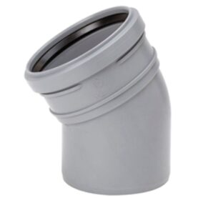 BÖJ 50 MM X 30° MUFF X SLÄTÄNDA GRÅ HTP UPONOR