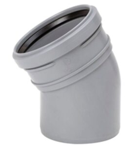 BÖJ 50 MM X 30° MUFF X SLÄTÄNDA GRÅ HTP UPONOR