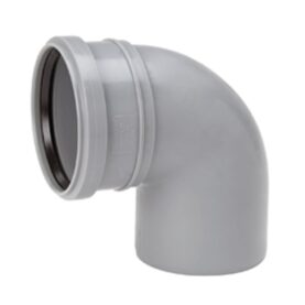 BÖJ 110 MM X 88,5° MUFF X SLÄTÄNDA GRÅ HTP UPONOR