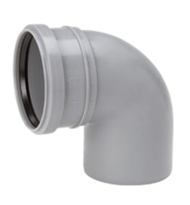 BÖJ 110 MM X 88,5° MUFF X SLÄTÄNDA GRÅ HTP UPONOR