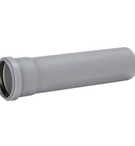 AVLOPPSRÖR 110X3,4 MM L=3 METER 1MUFF GRÅ HTP UPONOR