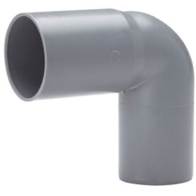 VATTENLÅSMUFF 50 MM X 90° 2SLÄTÄNDA, VINKEL GRÅ HTP UPONOR