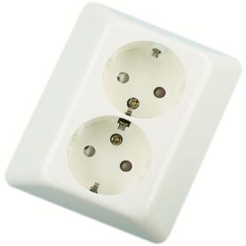 VÄGGUTTAG 2-VÄGS INFÄLLT UTAN KLOR