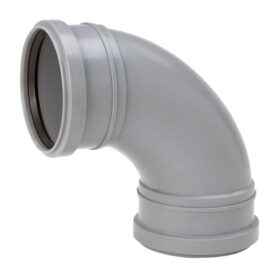 BÖJ 75 MM X 88,5° 2MUFF,SVÄNGD GRÅ HTP UPONOR