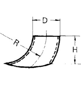 INSVETSNINGSBÖJ 114,3X3,6 P235GH TC1 2619/EN10253-2