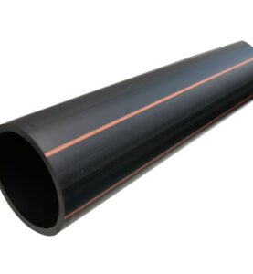 PE100 RÖR PN10 BRUN STRIPE 110X6,6 6 METER