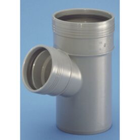 GRENRÖR 110/110 MM X 67° 2MUFF GRÅ WAFIX