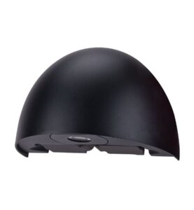 VÄGGARMATUR UNI II 12W LED 2XUTTAG SVART WESTAL