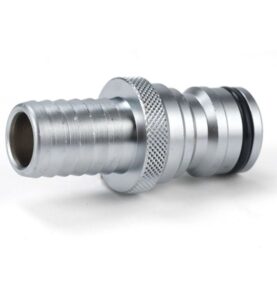 KOPPLINGSNIPPEL CLICK DN20 X 20 MM HANE X SLANGNIPPEL MATTFÖRKROMAD MED SLANGKLÄMMA