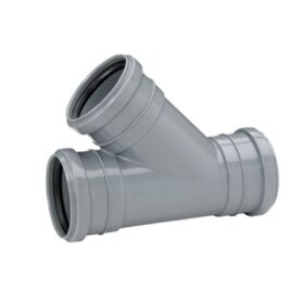 GRENRÖR 110 MM X 45° 3MUFF GRÅ HTP UPONOR