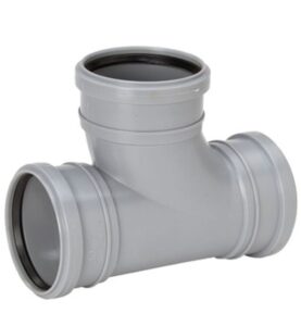 GRENRÖR 110 MM X 88,5° 3MUFF, SVÄNGT GRÅ HTP UPONOR