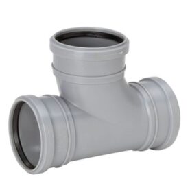 GRENRÖR 75 MM X 88,5° 3MUFF, SVÄNGT GRÅ HTP UPONOR