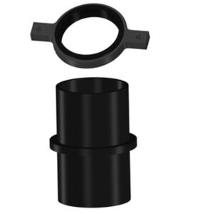 STAMRÖRSTÖD 100 MED BYGEL OCH GUMMIPACKNING ALTECH