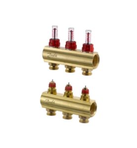 GOLVVÄRMEFÖRDELARE FHF G20 3+3 FL.IND DANFOSS