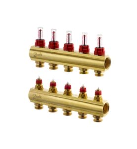 GOLVVÄRMEFÖRDELARE FHF G20 5+5 FL.IND DANFOSS