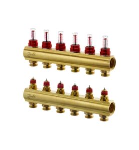 GOLVVÄRMEFÖRDELARE FHF G20 6+6 FL.IND DANFOSS