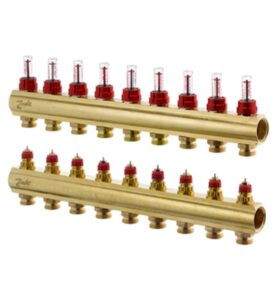 GOLVVÄRMEFÖRDELARE FHF G20 9+9 FL.IND DANFOSS