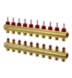 GOLVVÄRMEFÖRDELARE FHF G20 10+10 DANFOSS