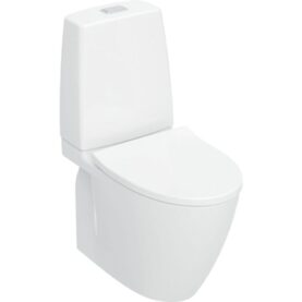 GOLVSTÅENDE WC VINTA ART S-LÅS, TURBOFLUSH, HÅRDSITS SC/QR IFÖ CLEAN