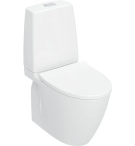 GOLVSTÅENDE WC VINTA ART S-LÅS, TURBOFLUSH, HÅRDSITS SC/QR IFÖ CLEAN