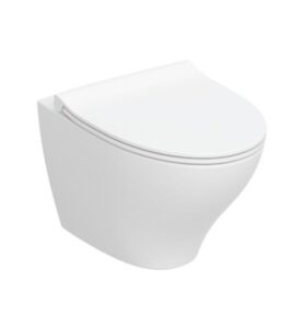 MODERN VÄGGHÄNGD WC SPIRA RIMFREE HÅRDSITS SCQR VIT IFÖCLEAN EFF3