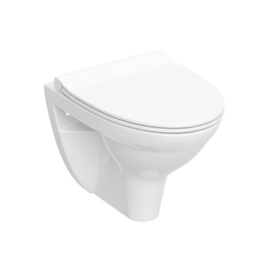 VÄGGHÄNGD WC SPIRA CLASSIC RIMFREE HÅRDSITS SC/QR VIT IFÖ CLEAN